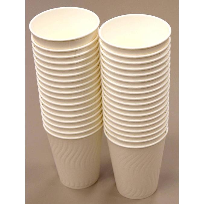 Бумажный стакан Eco Cups конгрев Белая Волна d=90 350 мл