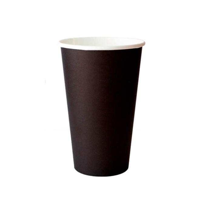 Бумажный стакан ECO CUPS Черный d=90 350 мл