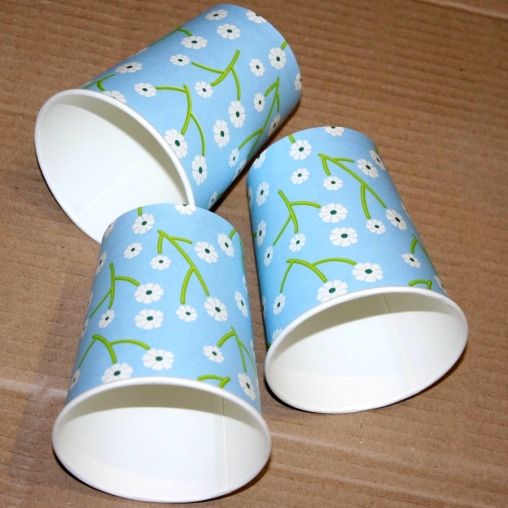 Бумажный стакан EcoCups ЛУГ d=80 250 мл