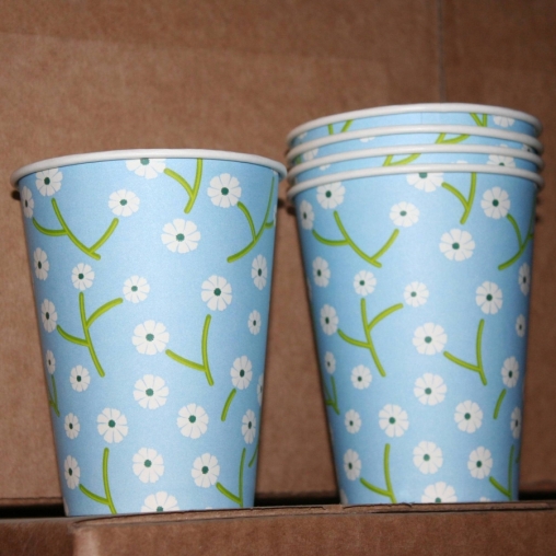 Бумажный стакан EcoCups ЛУГ d=80 250 мл