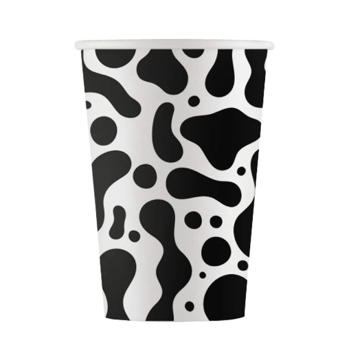 Бумажный стакан EcoCups НАША КОРОВА d=90 350/400 мл