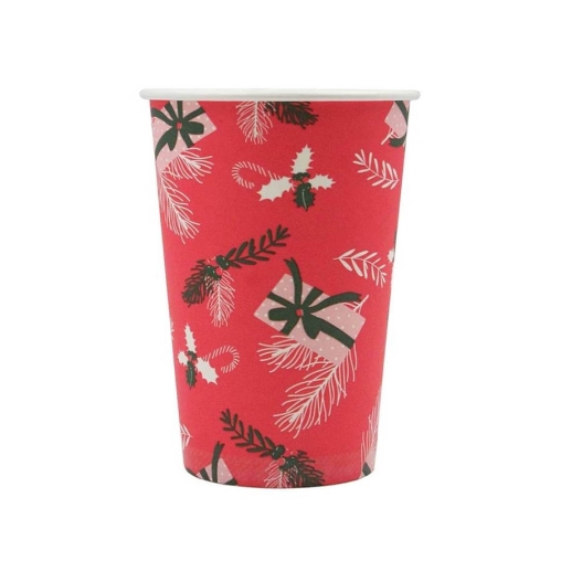 Бумажный стакан Ecopak Подарки d=80 250 мл