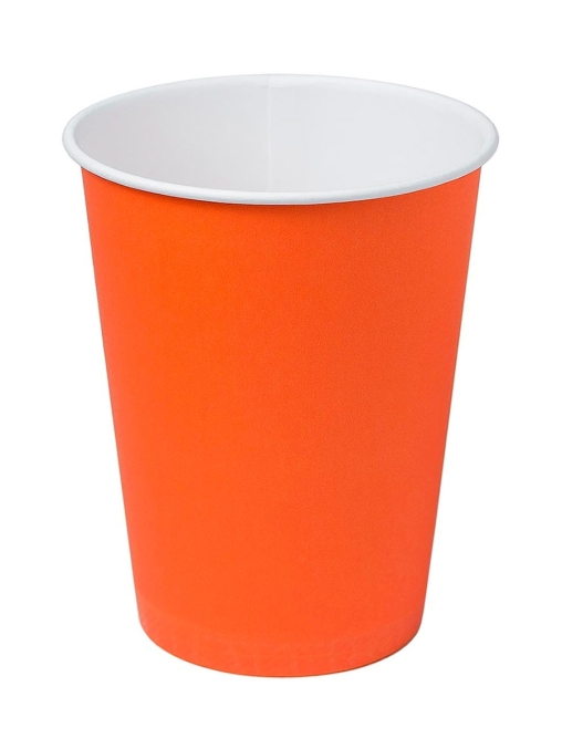 Бумажный стакан Ecopak Оранжевый d=90 350 мл