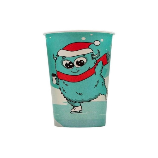 Бумажный стакан Ecopak Пак Новогодний d=80 250 мл