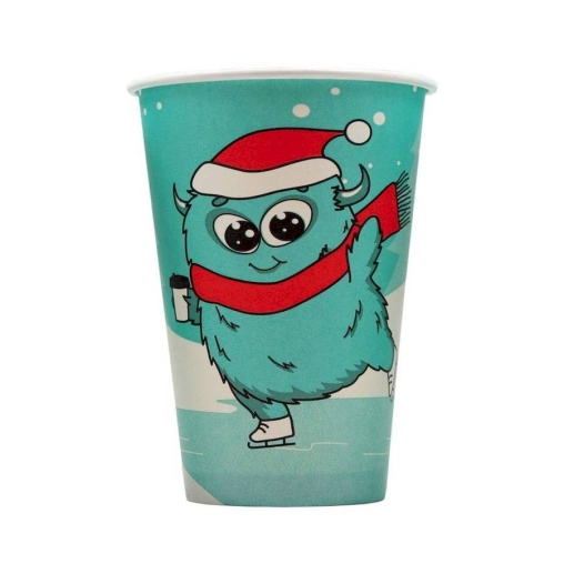Бумажный стакан Пак Новогодний d=90 350 мл