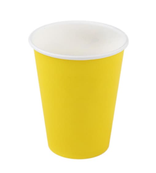 Бумажный стакан Ecopak Желтый d=90 350 мл