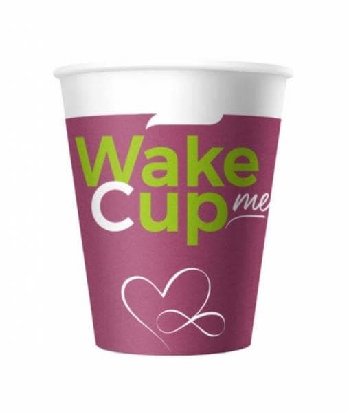 Бумажный стакан Wake Me Cup d=70 150 мл