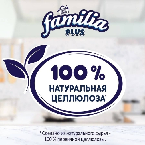 Полотенца бумажные 2-слойные Familia 2 рулона