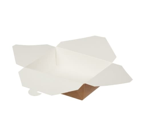 Контейнер бумажный Fold Box 900 мл крафт-белый 150×115×52 мм