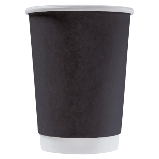 Бумажный 2-слойный стакан Черный d=90 300 мл