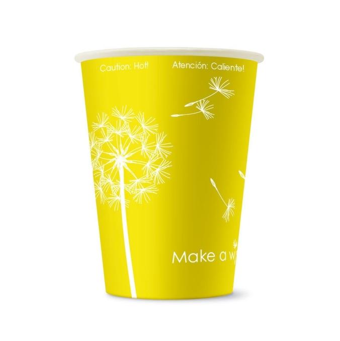 Бумажный стакан Make a wish d=90 300 мл