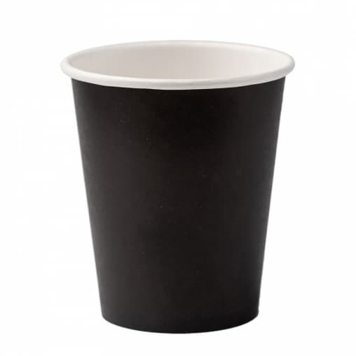 Бумажный стакан Fortecup Черный d=90 350 мл