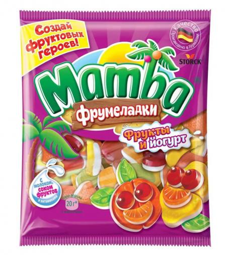 Мармелад Mamba Фрумеладки Фрукты и Йогурт 72 г