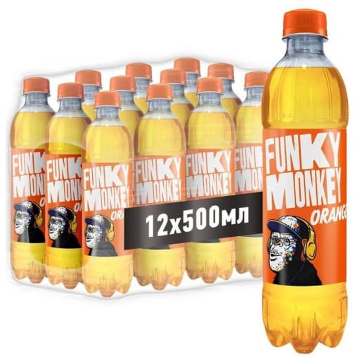 Funky Monkey Orange Фанки Манки Апельсин 500 мл ПЭТ