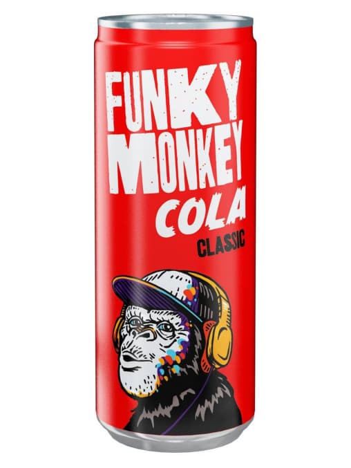 Funky Monkey Cola Фанки Манки Кола 330 мл ж/б