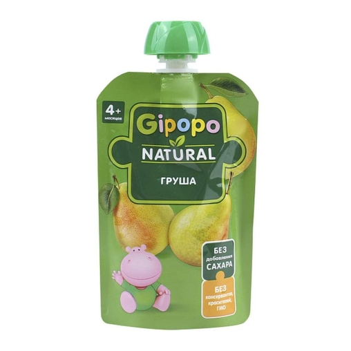 Пюре детское GIPOPO Груша 90 г пауч