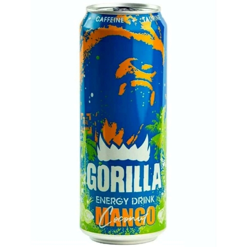 Энергетический напиток GORILLA Energy Манго Кокос 450 мл ж/б
