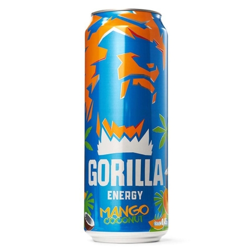 Энергетический напиток GORILLA Energy Манго Кокос 450 мл ж/б