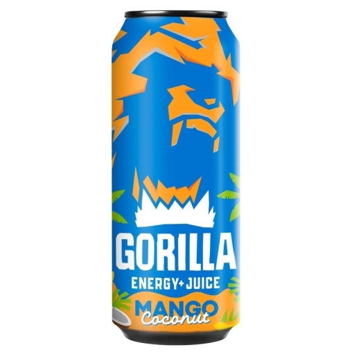 Энергетический напиток GORILLA Energy Манго Кокос 450 мл ж/б