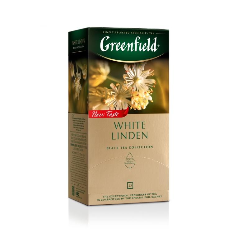 Чай черный Greenfield White Linden 25 пак. × 1,5 г