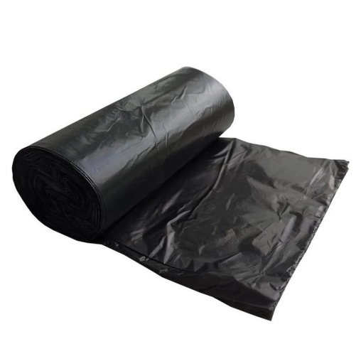 Мешки мусорные Lux / Люкс 30 л Черные 58×48 см 8 мкм в рулоне 30 шт.