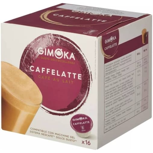 Кофе капсулы Dolce Gusto Gimoka CAFFELATTE ×16