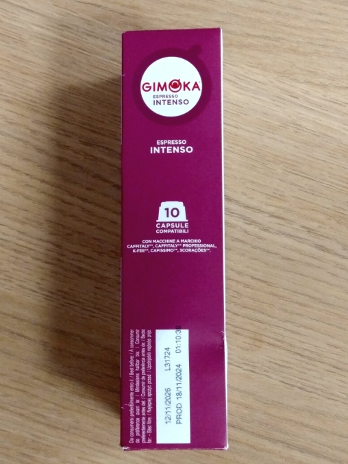 Кофе капсулы Gimoka Espresso INTENSO системы Caffitaly