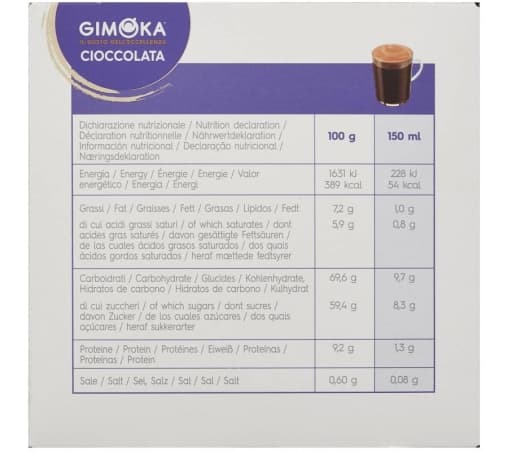 Капсулы Dolce Gusto Gimoka CIOCCOLATA ×16