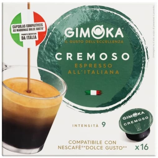 Кофе капсулы Dolce Gusto Gimoka CREMOSO Espresso ×16