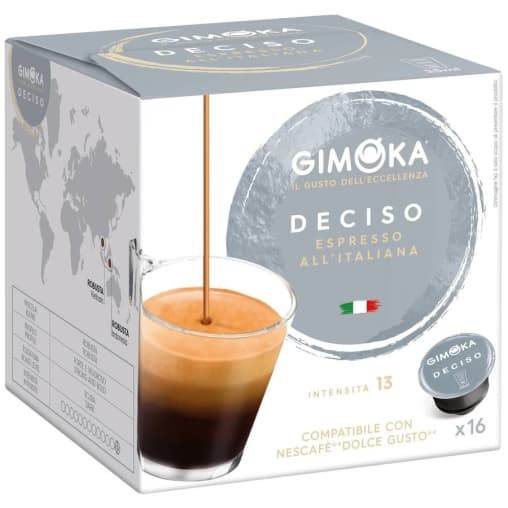 Кофе капсулы Dolce Gusto Gimoka DECISO Espresso ×16