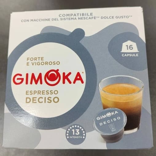 Кофе капсулы Dolce Gusto Gimoka DECISO Espresso ×16