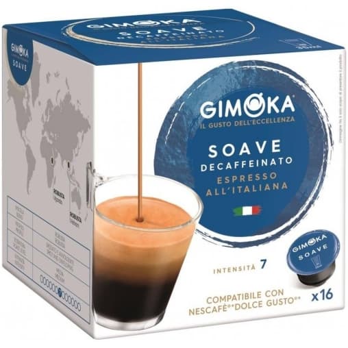 Кофе капсулы Dolce Gusto Gimoka Decaffeinato ×16