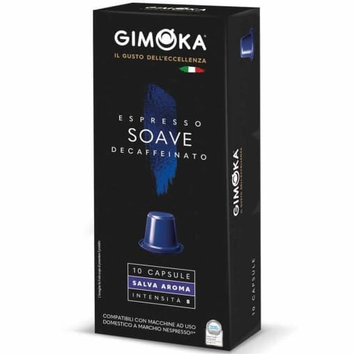 Кофе капсулы Nespresso Gimoka SOAVE Decaffeinato ×10