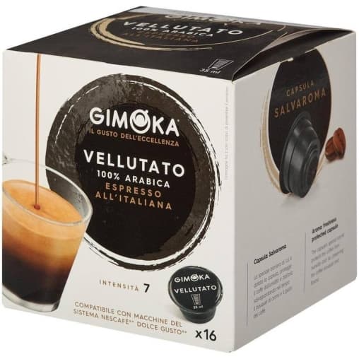 Кофе капсулы Dolce Gusto Gimoka VELLUTATO Espresso ×16