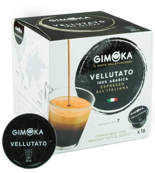 Кофе капсулы Dolce Gusto Gimoka VELLUTATO Espresso ×16