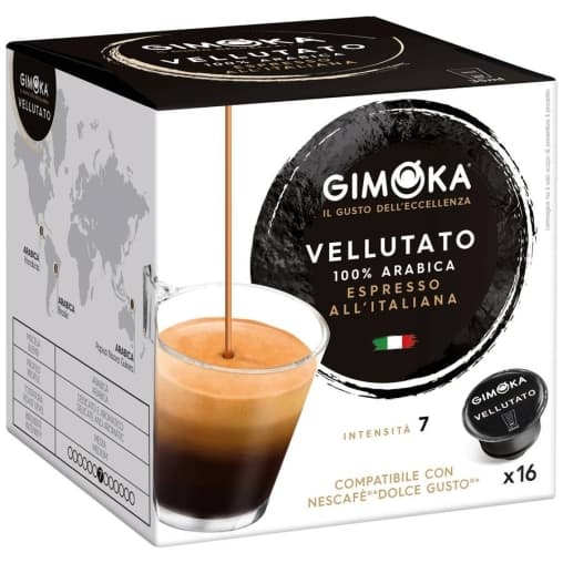 Кофе капсулы Dolce Gusto Gimoka VELLUTATO Espresso ×16