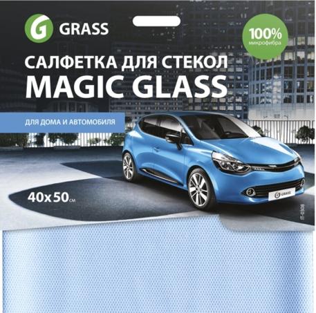 Салфетка для стекла из микрофибры Grass Magic Glass 40×50 см