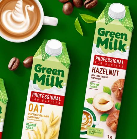 Напиток Green Milk Hazelnut Professional из фундука на рисовой основе 1000 мл