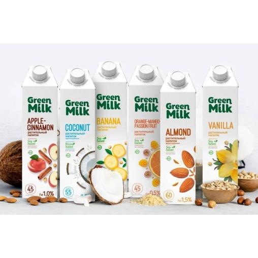 Молоко Green Milk Professional Almond Миндальный на соевой основе 1000 мл