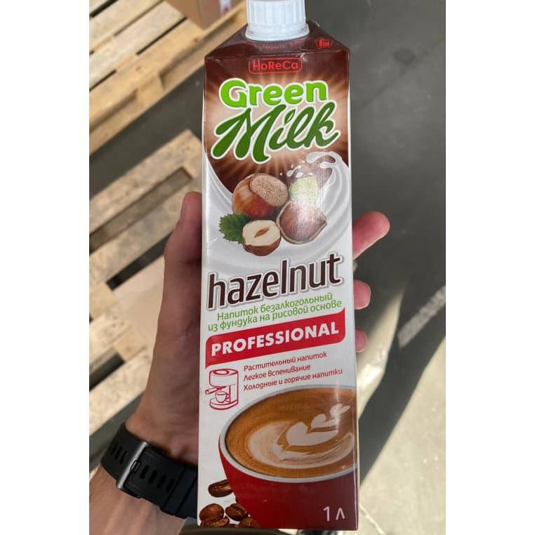 Молоко Green Milk Professional Hazelnut из фундука на рисовой основе 1000 мл