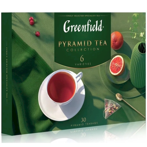 Greenfield Piramid Tea Collection 6 видов 30 пирам. 56 г