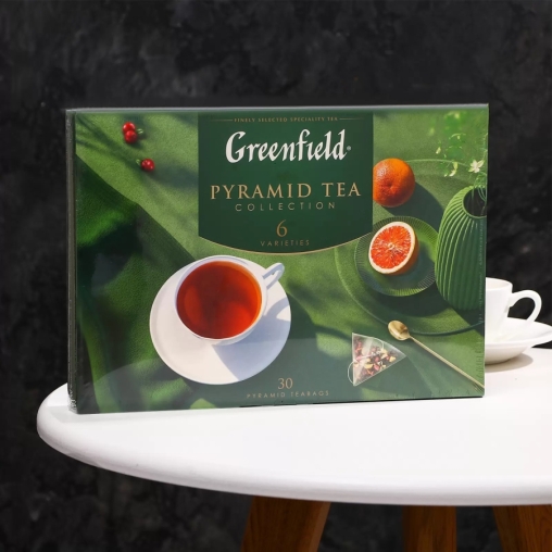 Greenfield Piramid Tea Collection 6 видов 30 пирам. 56 г