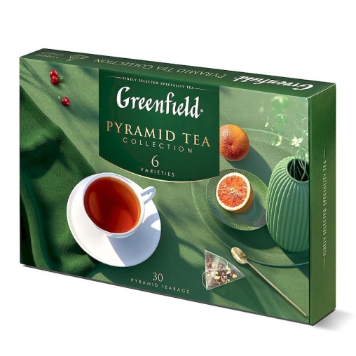 Greenfield Piramid Tea Collection 6 видов 30 пирам. 56 г