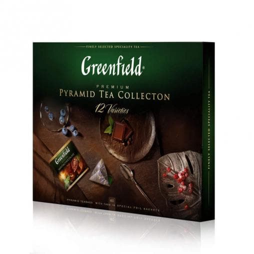 Greenfield Коллекция чая в пирамидках 12 вкусов (60пир.) 110г