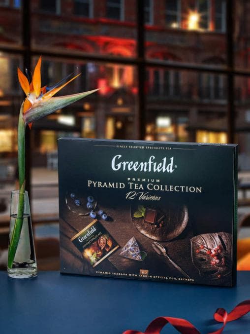Greenfield Коллекция чая в пирамидках 12 вкусов 60 пирам. × 110г
