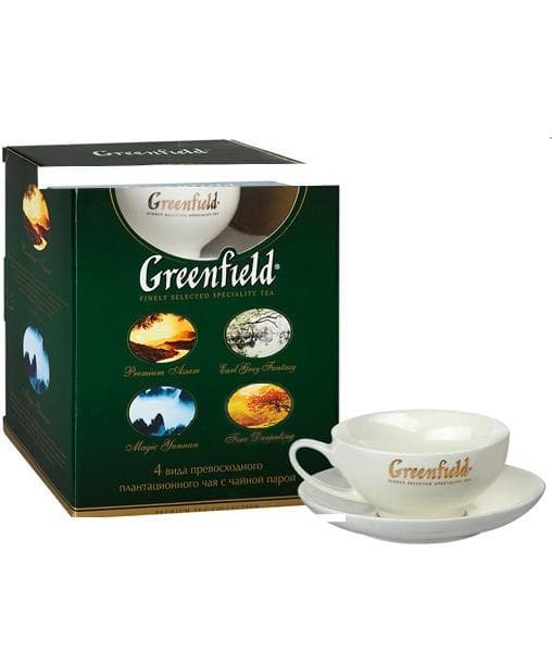 Greenfield Коллекция с чайной парой 4 вида × 25пак. × 100 пак.