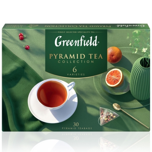 Greenfield Piramid Tea Collection 6 видов 30 пирам. 56 г