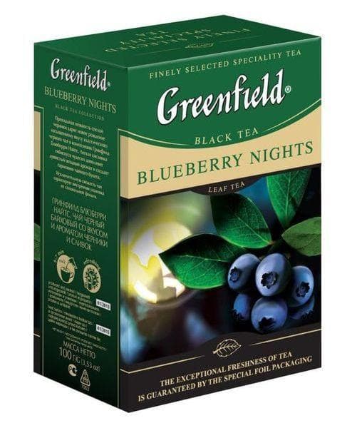 Чай черный Greenfield Blueberry Nights листовой 100 г