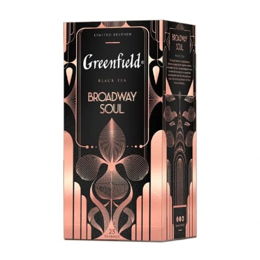 Чай черный Greenfield Broadway Soul 25 пак. × 1,5 г