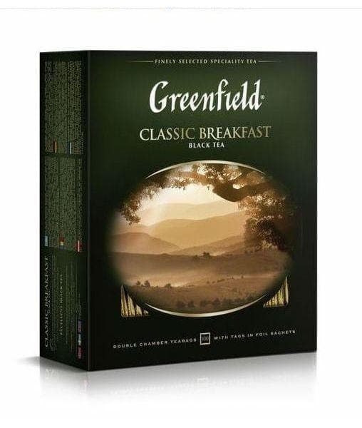 Чай черный Greenfield Classic Breakfast, 100 пак. х 2г